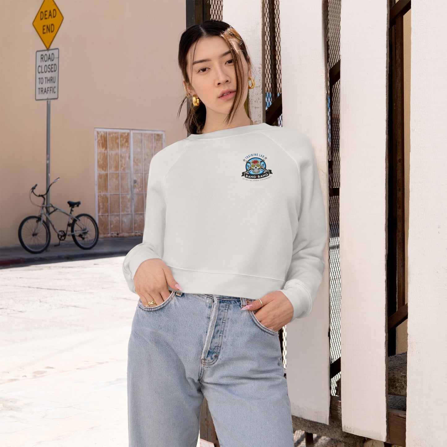 Women's Cropped Fleece Pullover